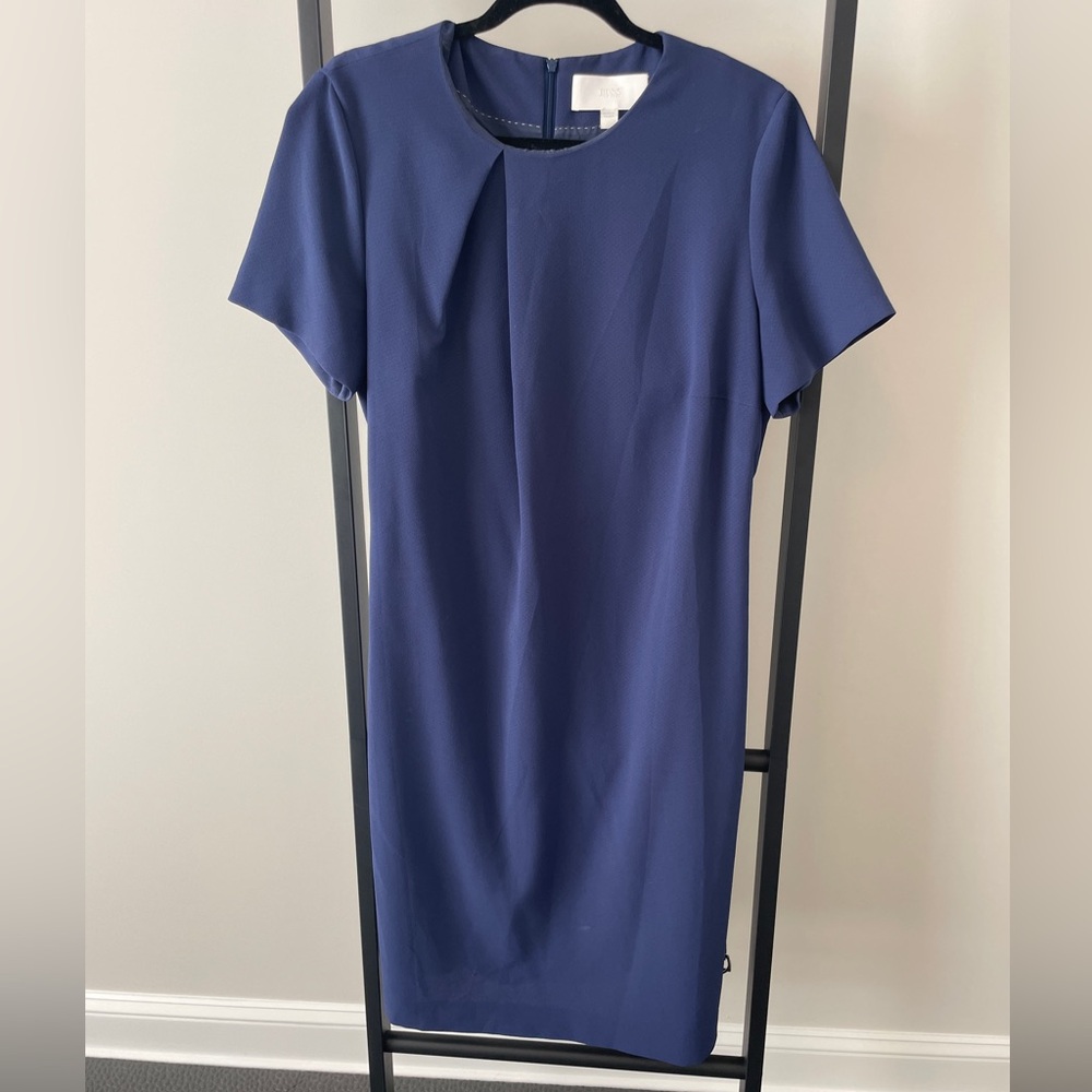 Boss Navy Midi Dress